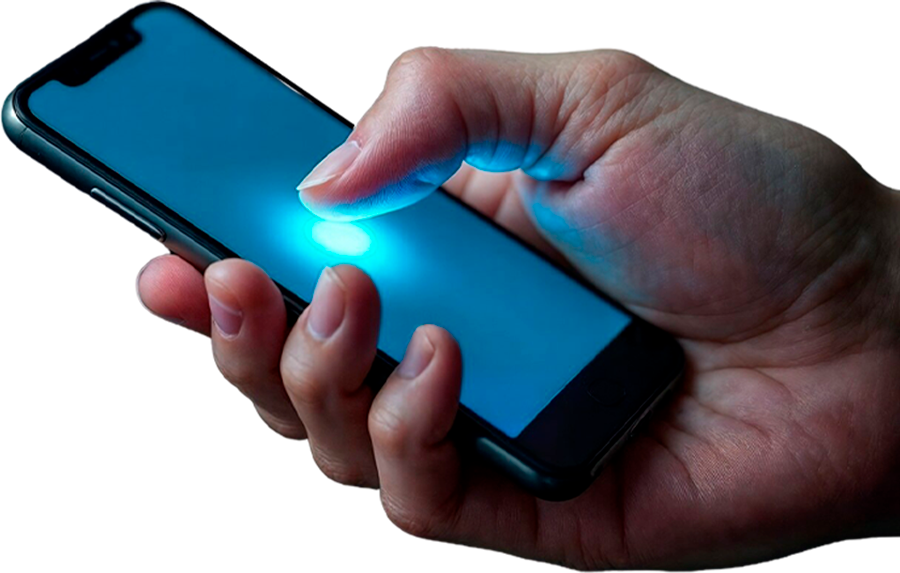 Teléfono encendido